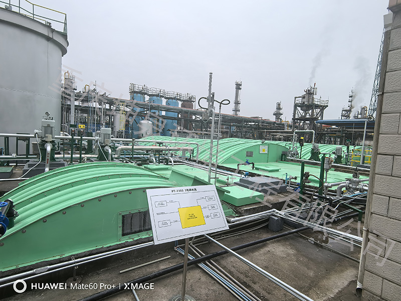 天然气净化总厂引进分厂污水池加盖及废气处理系统